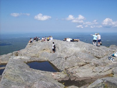 The Summit with Other Climbers - September 2009