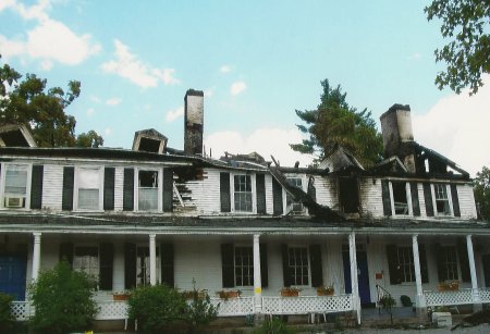 Old Groton Inn After The Fire