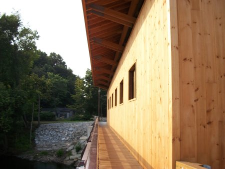 Pepperell's New Wood Covered Bridge